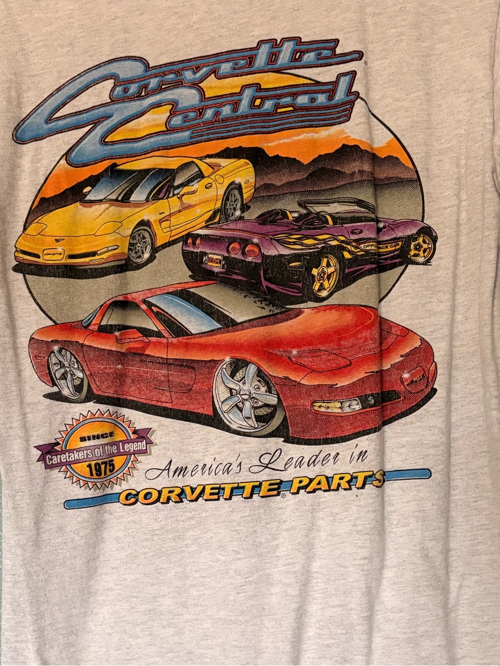 Kids Graphic Tee - White with Multicolor Car Prints